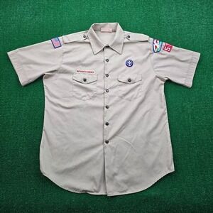 Boys Scouts of America Shirt Mens XL Button Up Greater St Louis Area Made In USA